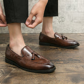 Men's Business Tassel Slip-On Shoes